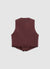 Short vest with buttons