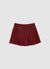 Pleated trousers with belt
