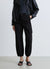 Pantaloni cargo dritti con fondo elasticizzato