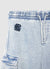 Jeans cargo con bande laterali e coulisse