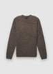 Pull à col rond uni - S