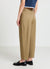 Carrot-fit trousers in satin cotton