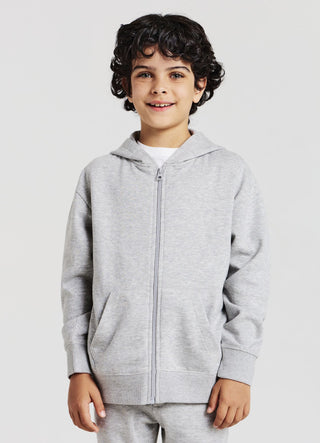 Unifarbener Kapuzenpullover