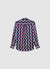 Camicia con stampa geometrica all over