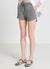 Shorts jogging con effetto luccicante
