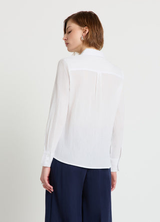 Camicia classica effetto stropicciato