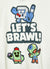 Felpa con cappuccio e stampa Brawl Stars