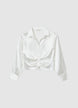 Shirt with front ruching - 8-9
