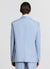 Linen-blend single-breasted jacket