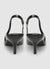 Pointed slingback with medium heel