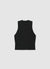 Solid colour V-neck knitted vest