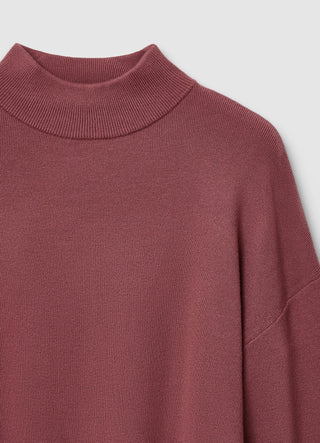 Solid colour Perkins collar jumper
