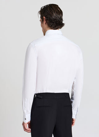 Camicia con placket nascosto