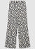 Palazzo trousers with a geometric pattern