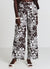 Patterned palazzo trousers