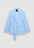 Single-breasted jacket with sash
