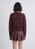 Crew neck jumper with dotted pattern