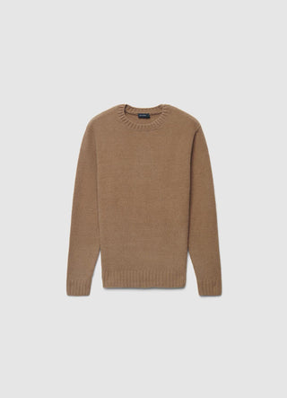 Maglione girocollo effetto ciniglia