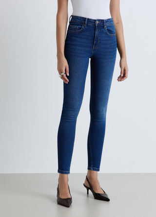 Plain-colour skinny jeans