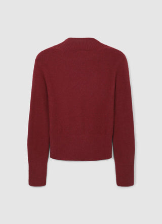 Sweter z wysokim kołnierzem