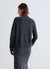 Plain satin cardigan