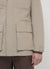 Field jacket tinta unita