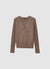 Strickcardigan mit Zopfmuster