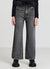 Wide leg jeans with rhinestones