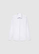 Chemise ajustée avec patte de boutonnage cachée - M