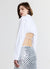 Camicia cropped con laccetti