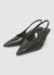 Spitz-Slingback mit mittelhohem Absatz