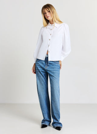 Gold button shirt