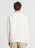 Textured crew neck sweatshirt