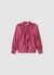 Chemise avec volants et liens au col