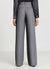 Pantaloni dritti gessati