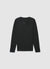 Solid colour waffle fabric crew neck T-shirt