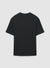 T-shirt in costina relaxed fit