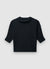 Maglia con collo cratere e maniche 3/4
