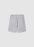 Pantaloncini bermuda a righe con risvolto