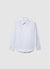 Camicia a righe misto lino