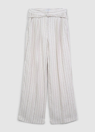 Pinstriped palazzo trousers