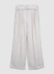 Pinstriped palazzo trousers - XS