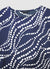 T-Shirt aus Satinimitat mit geometrischem Druck