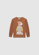 T-shirt over con stampa tigre e applicazione - 6-7