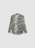 Animal print shirt with classic collar