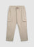 Plain-coloured cargo trousers