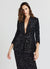Single-breasted sequinned jacket