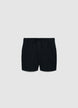 Jacquard-Joggingshorts mit Kordelzug - S