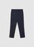 Plain straight tailored trousers
