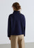 Felpa con colletto zip